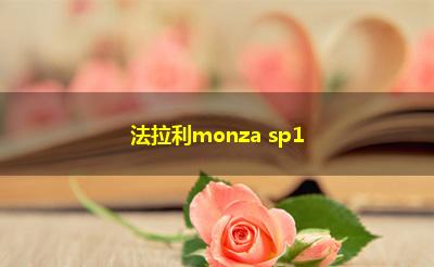 法拉利monza sp1