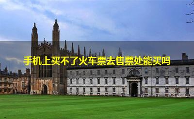 手机上买不了火车票去售票处能买吗
