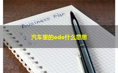 汽车里的odo什么意思